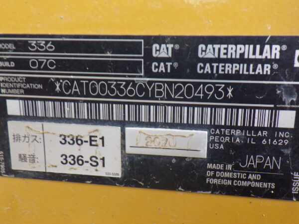 Caterpillar 336 Excavator - Image 23