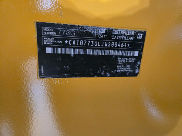 Caterpillar 773G Off-Highway Truck - Image 16