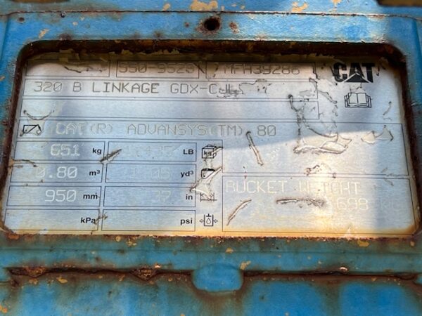Caterpillar 320 Excavator - Image 20