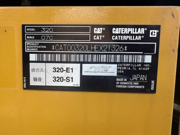 Caterpillar 320 Excavator - Image 21