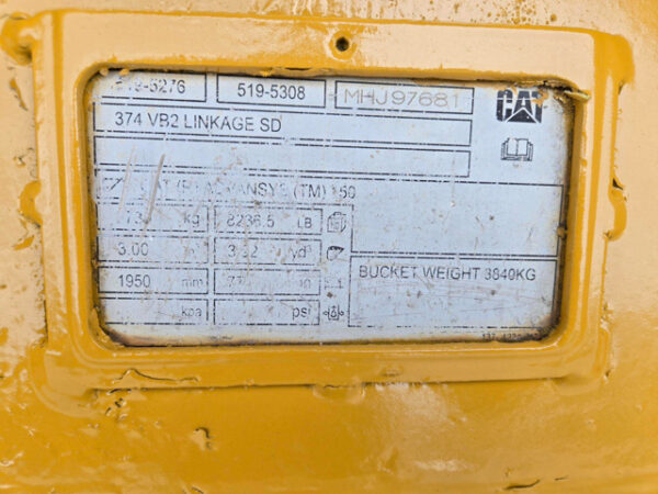 Caterpillar 374FL Excavator - Image 21
