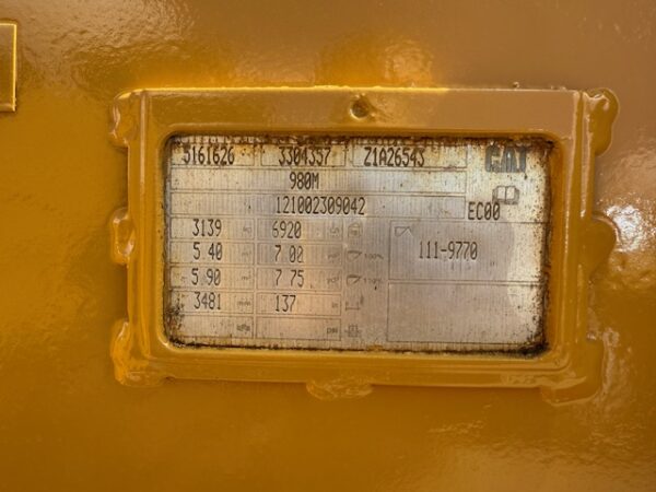 Caterpillar 980 Wheel Loader - Image 14