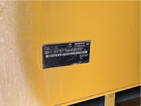 Caterpillar 773G Off-Highway Truck - Image 10